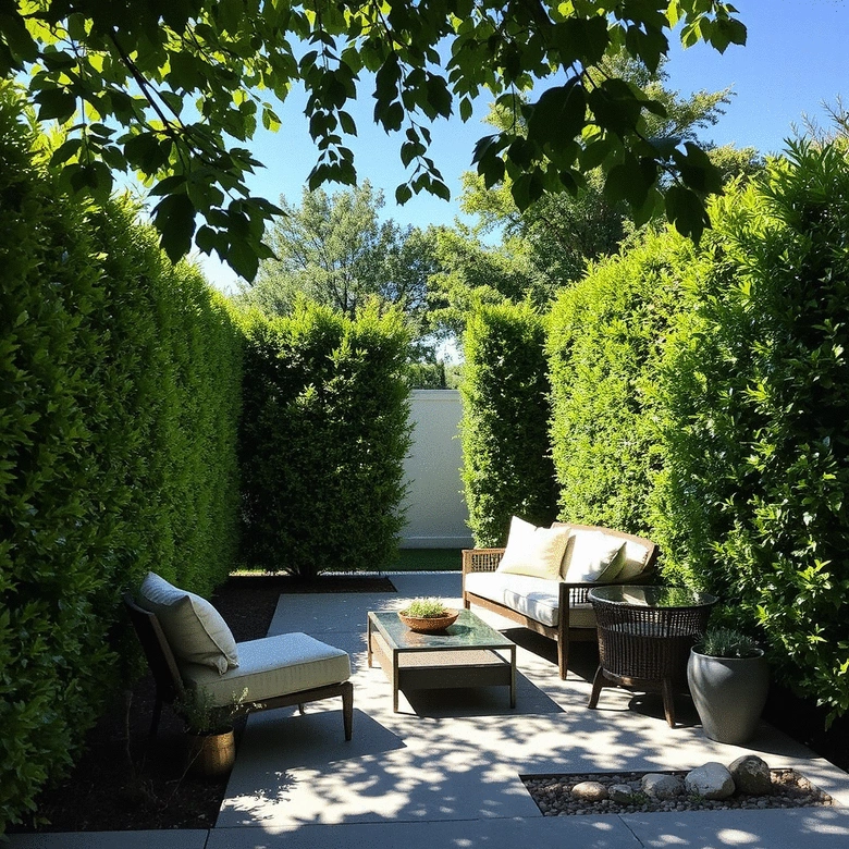 Hedges for Natural Privacy Screens