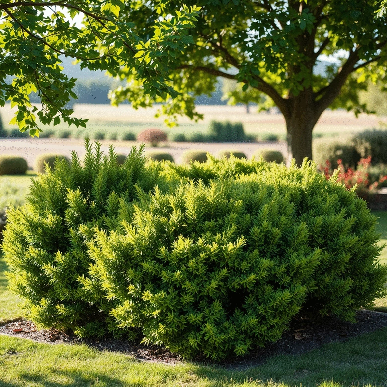 how to create a dense windbreak with shrubs