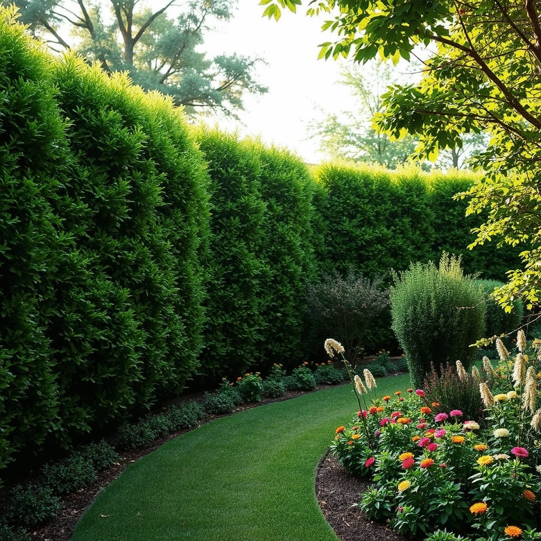 designing a living fence for wind protection