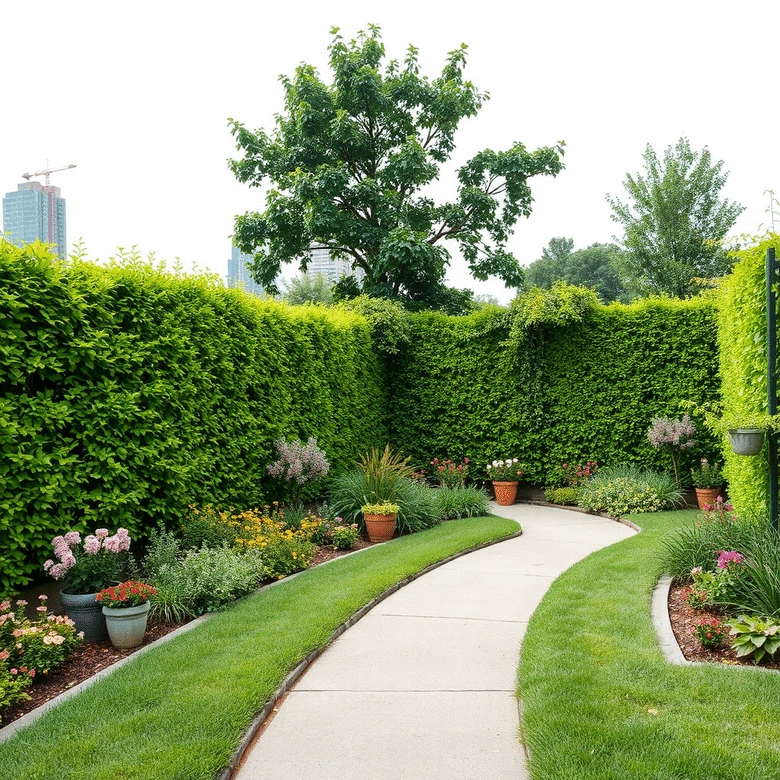 Urban Garden Living Fences
