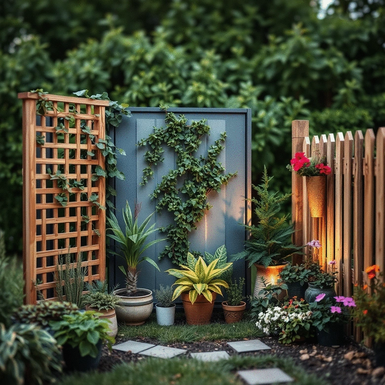 living fence ideas for small gardens