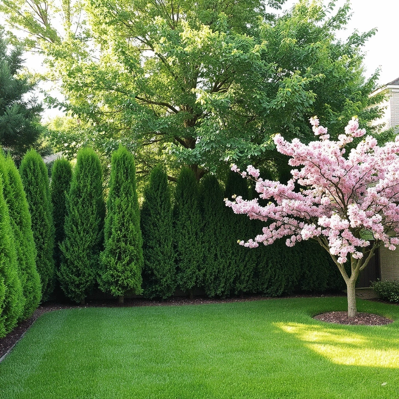best trees for natural privacy screens in small yards