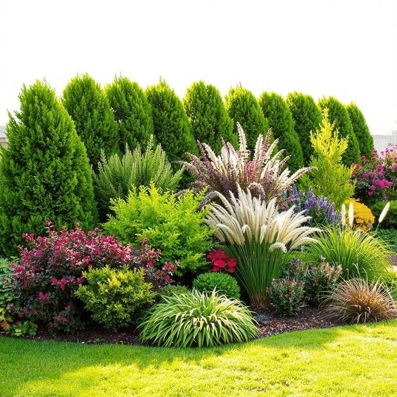 innovative shrub combinations for privacy screens