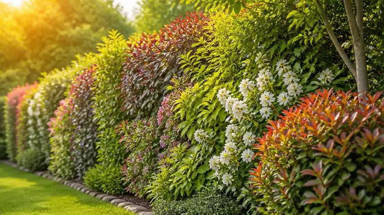 Mixed Species Fence Design Ideas