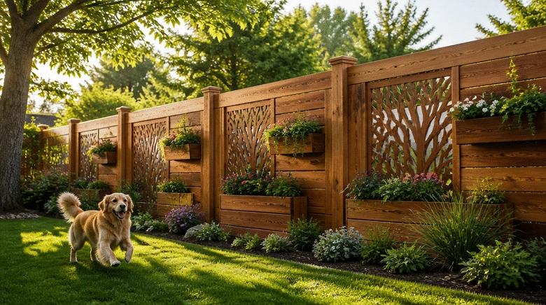 Dog-Friendly Living Fence Ideas